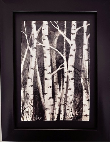 LM-019 Night Forest II 5.25x3.75 $450 at Hunter Wolff Gallery